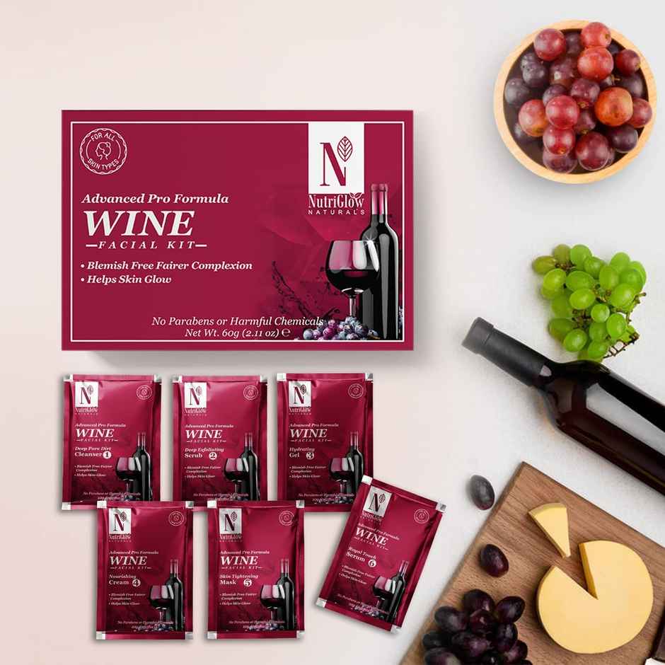 NutriGlow Natural's Advanced Pro Formula Wine Facial Kit