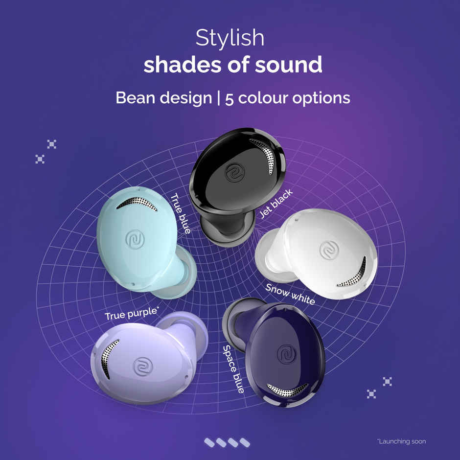 Noise Buds Trance TWS Earbuds with 45 Hrs Playtime, Low Latency (up to 40ms), HyperSync, and IPX5 Bluetooth - Space Blue