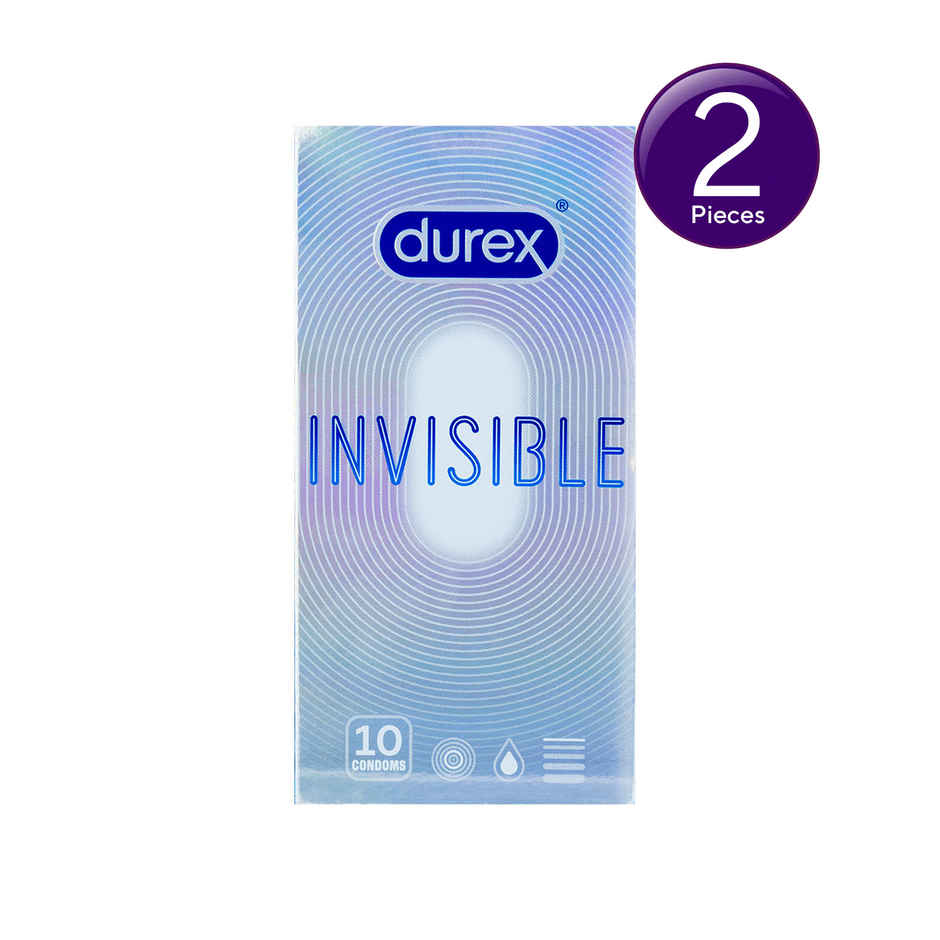 Durex Invisible Condom - Super Ultra Thin Condoms Combo 