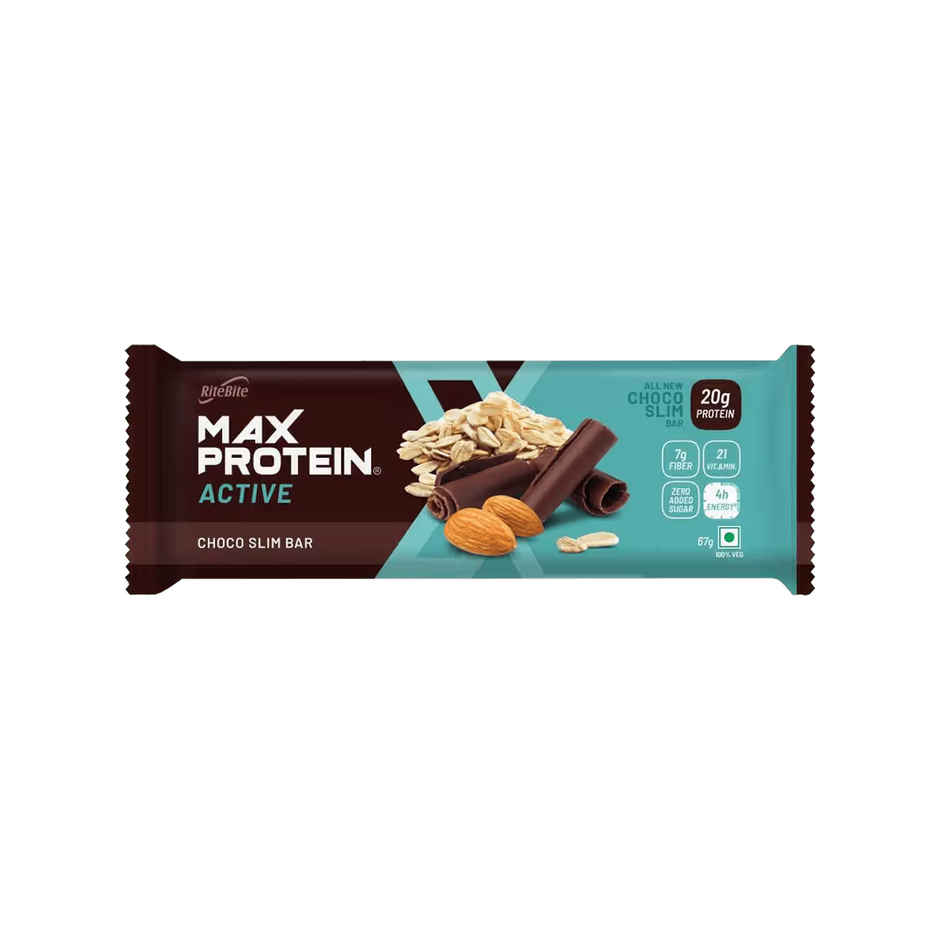 RiteBite Max Protein 20g Protein Bar Choco Slim