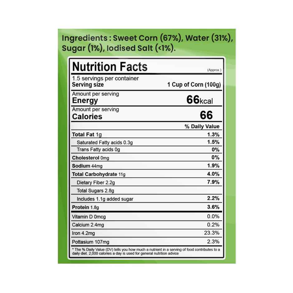 Tadaa Sweet Corn Kernels Pani Puri