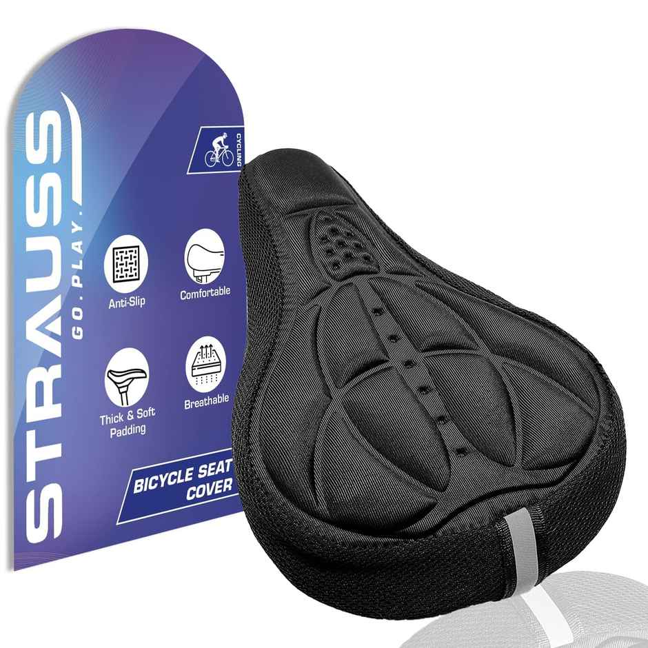 Strauss 3d Sponge Seat Cover | Black
