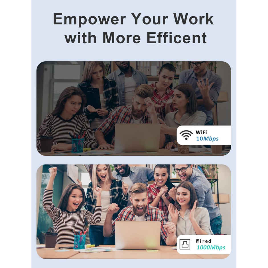 Sounce Usb 2.0 To Rj45 Ethernet Adapter, Usb To 10/100/1000 Gigabit Ethernet Lan Network Adapter, Black