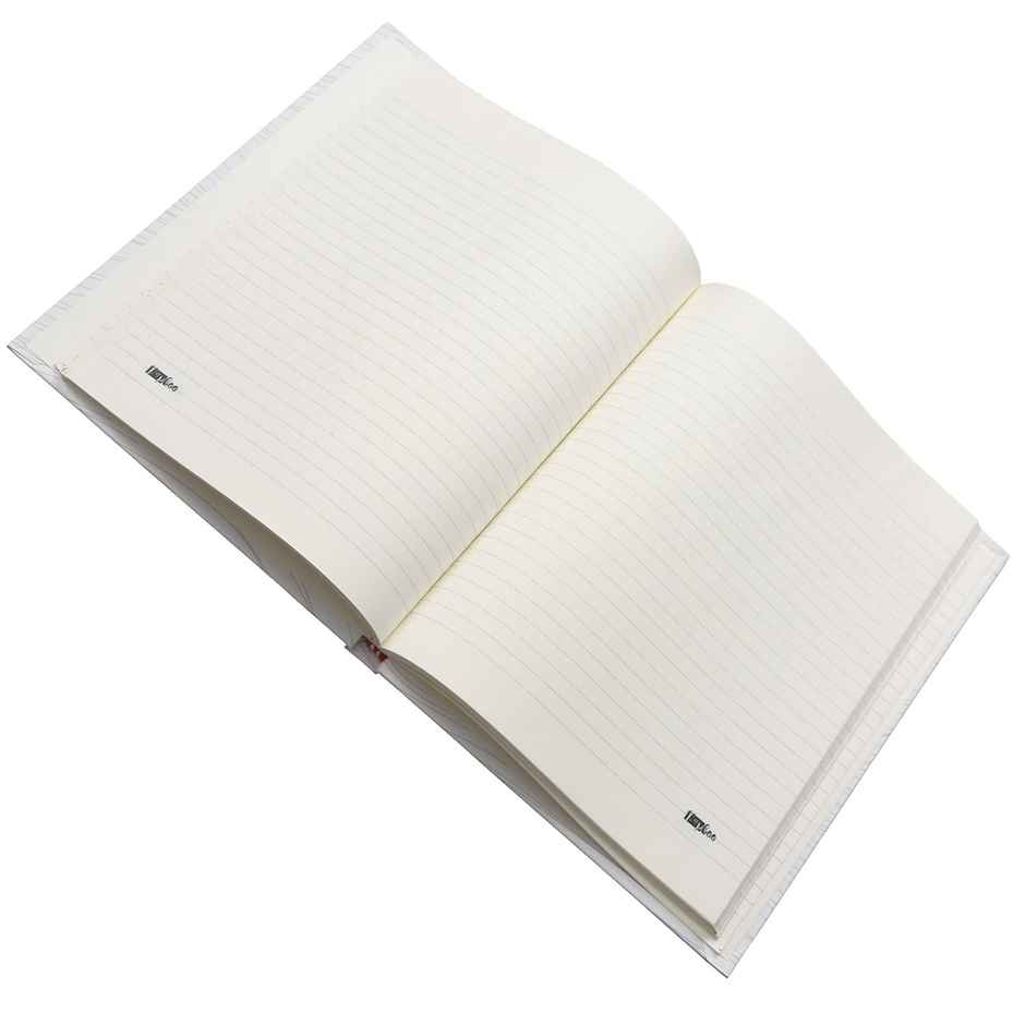 Papboo Hardboundnotebook Diary, (22 X 17.5 Cm, 80 Gsm, 140 Single Ruled Pages - Flower Women