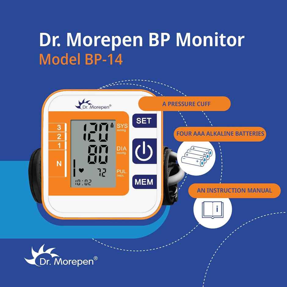 Dr Morepen BP 14 Blood Pressure Monitor