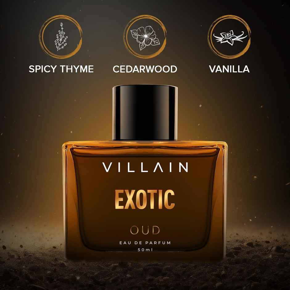 Villain Exotic Oud Luxury Premium Long | Lasting Fragrance Eau De Parfum For Men
