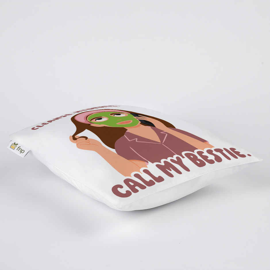Cleanse Hydrate Call My Bestie Womens Day Cushion | FNP