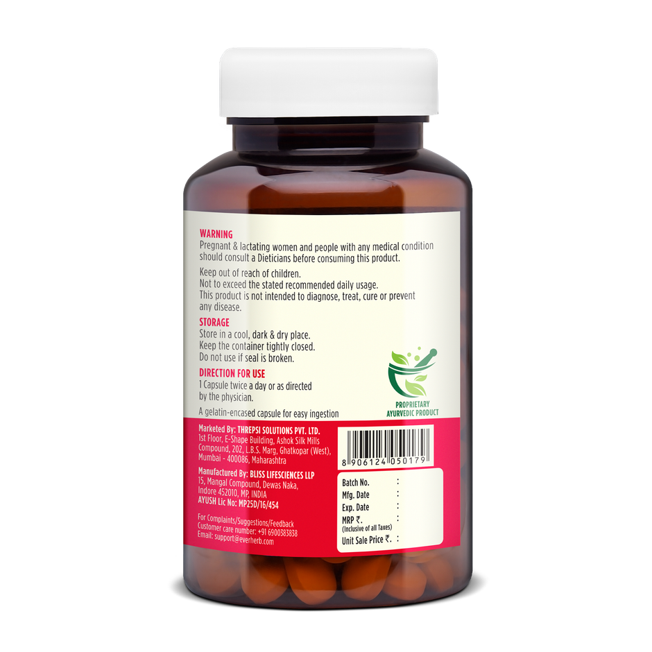 Everherb (By Pharmeasy) Flaxseed Omega 3 - Essential Fatty Acids - Healthy Heart