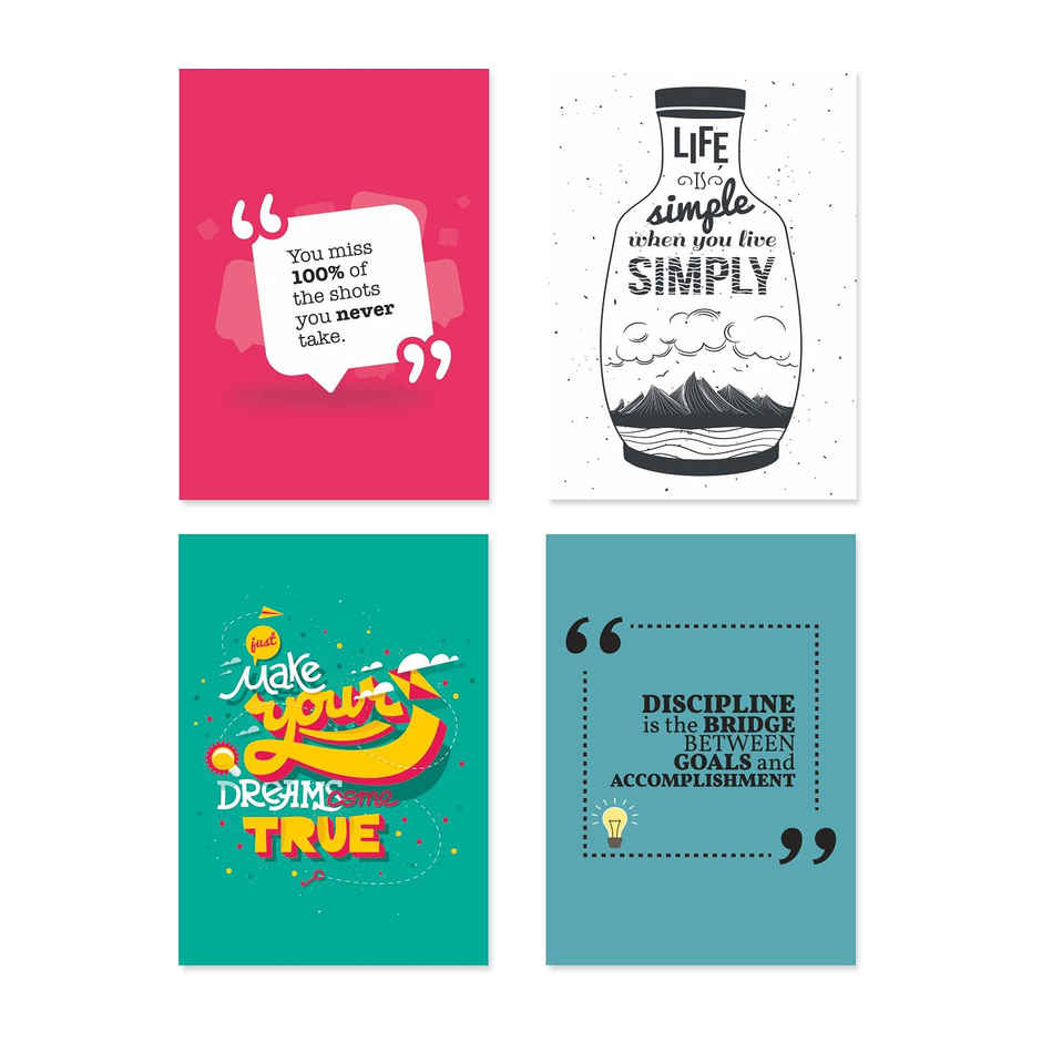 Paper Plane Design Wall Posters For Office Decor | Set of 10 | Size | 12 Inch x 18 Inch | D7