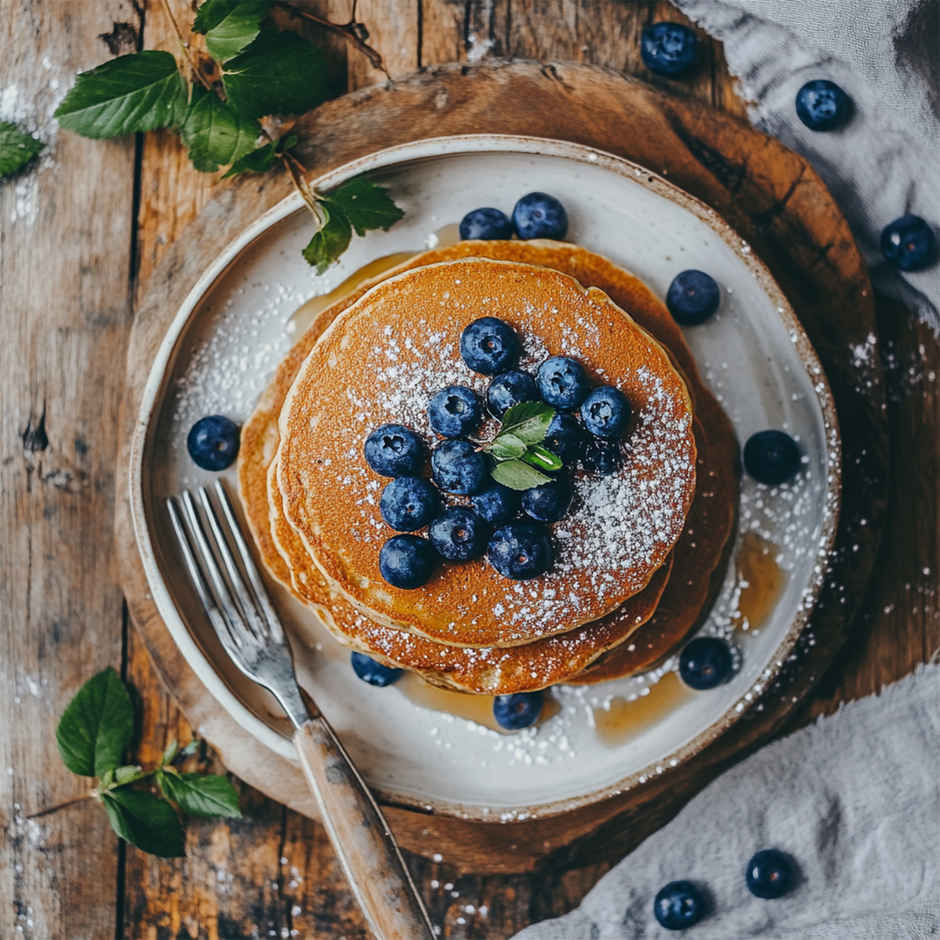 Mille Blueberry Pancake mix | Real blueberries | No atta | No maida | Raw natural sugar