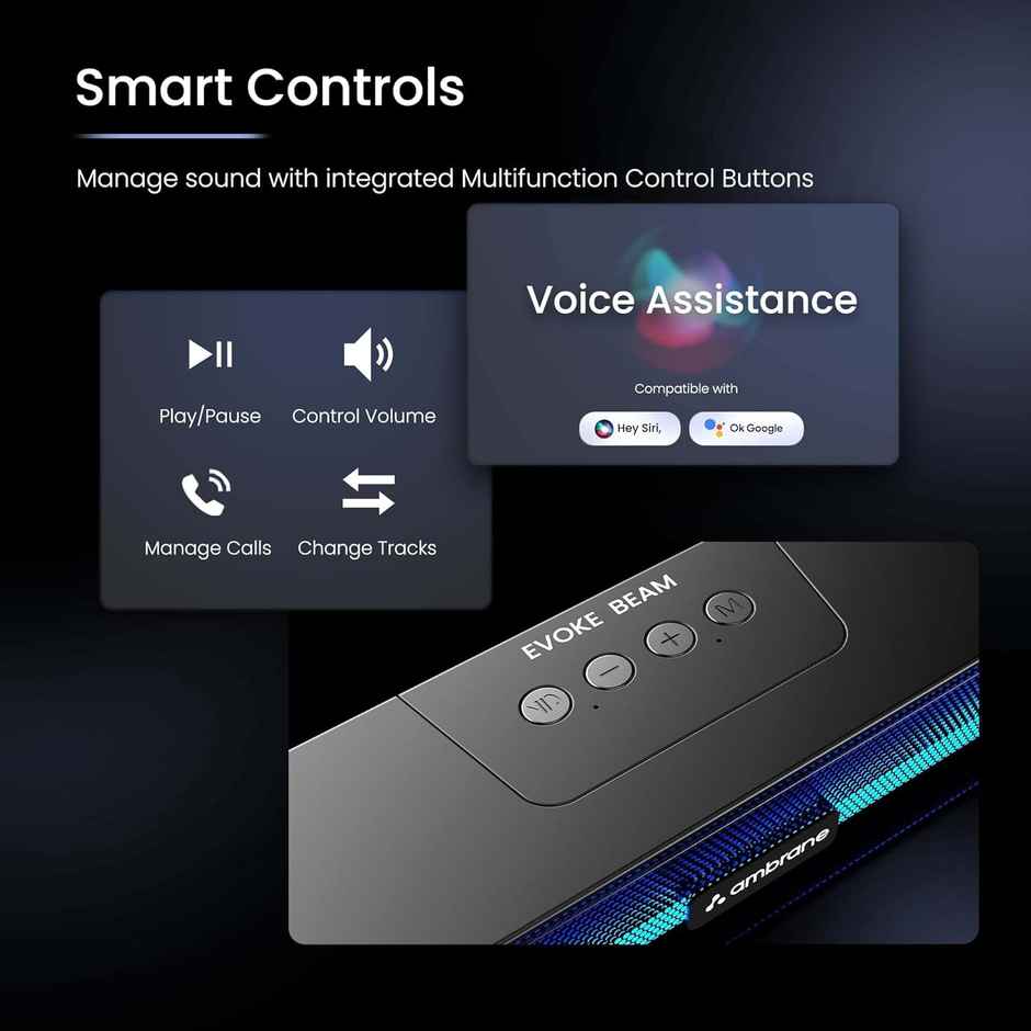 Ambrane Evoke Beam Bluetooth Speaker