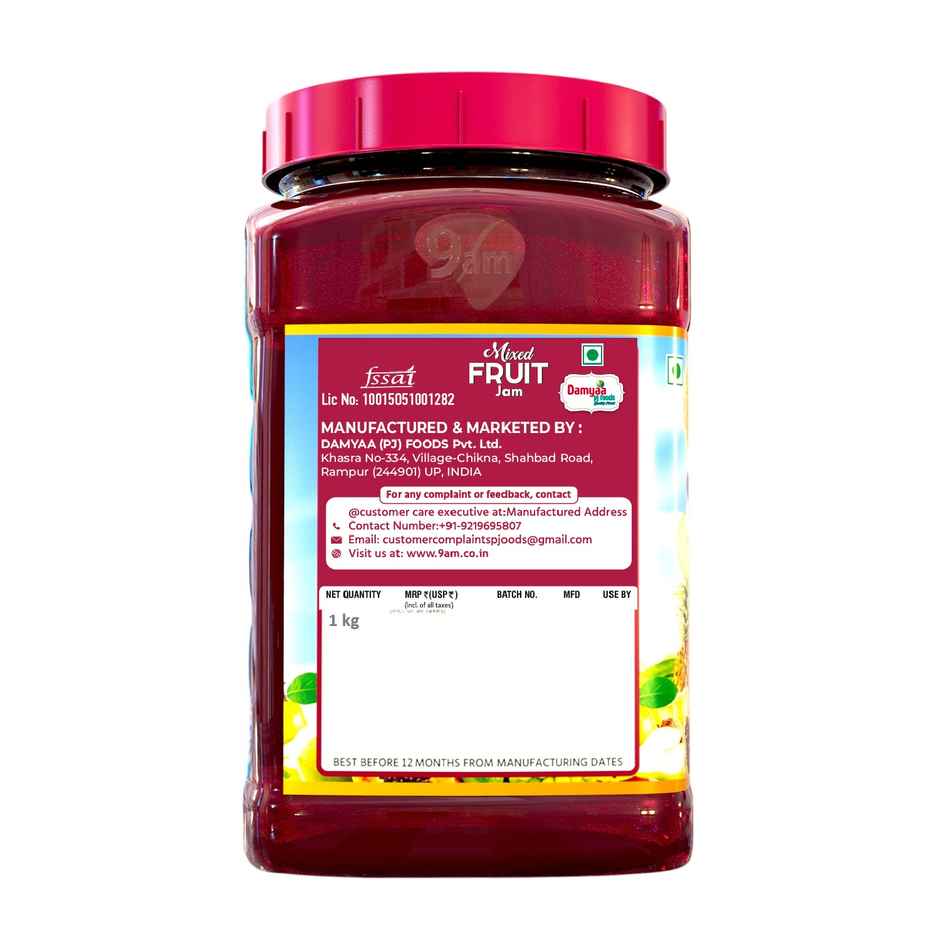 9am Mixed Fruit Jam, Fresh & Flavourful Fruit Spread