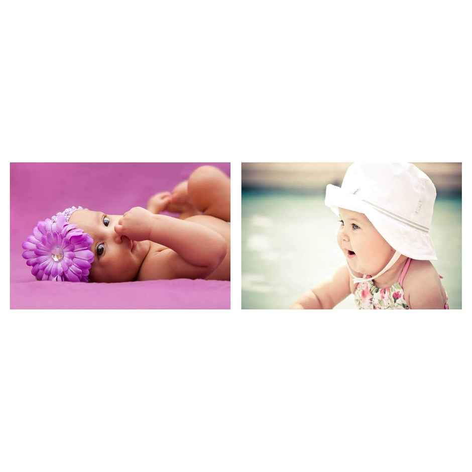 Paper Plane Design Cute Baby Matte Posters | Set of 10 | 12 x 18 Inch | D25