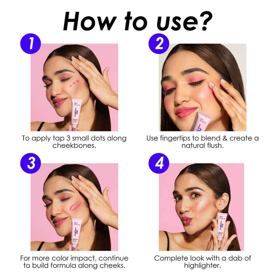 Blue Heaven Pop & Glow gel Blush - Spicy Pink