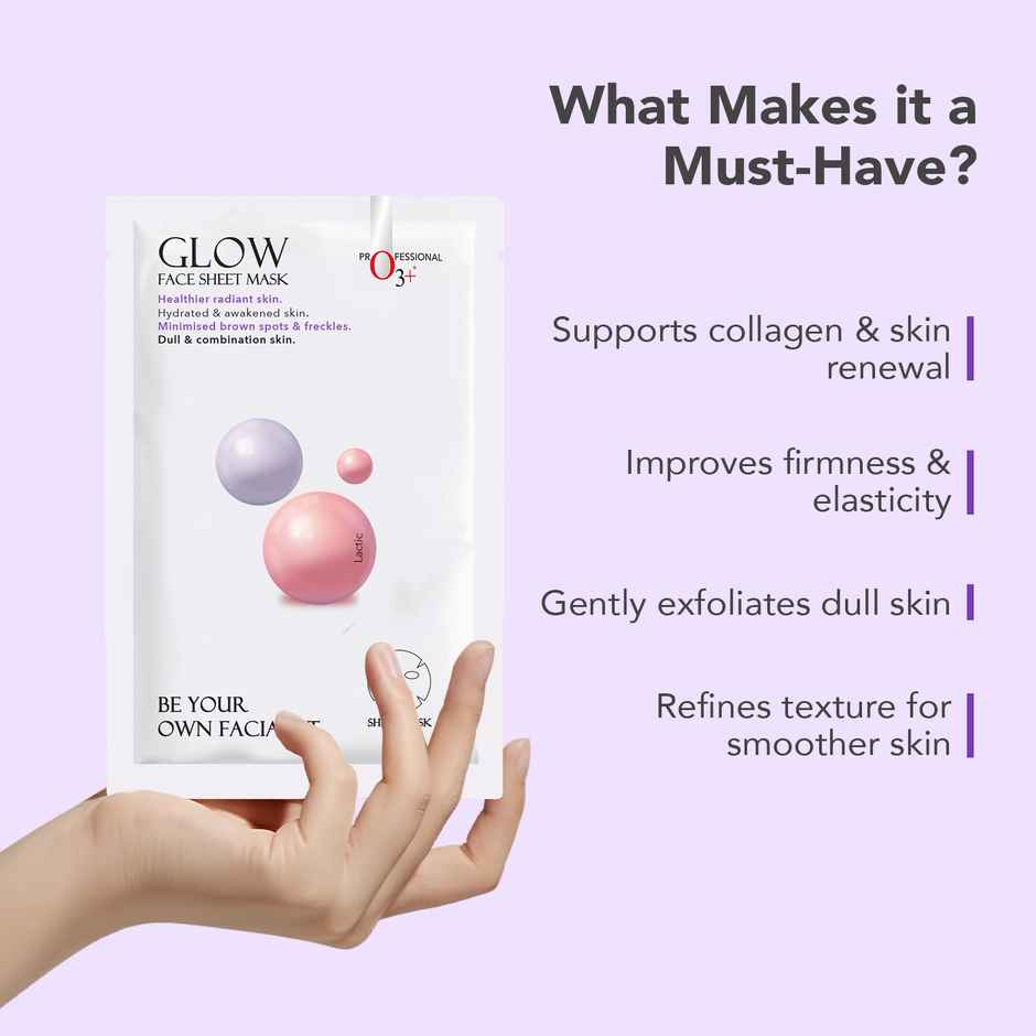 O3+ Facialist Glow Face Sheet Mask