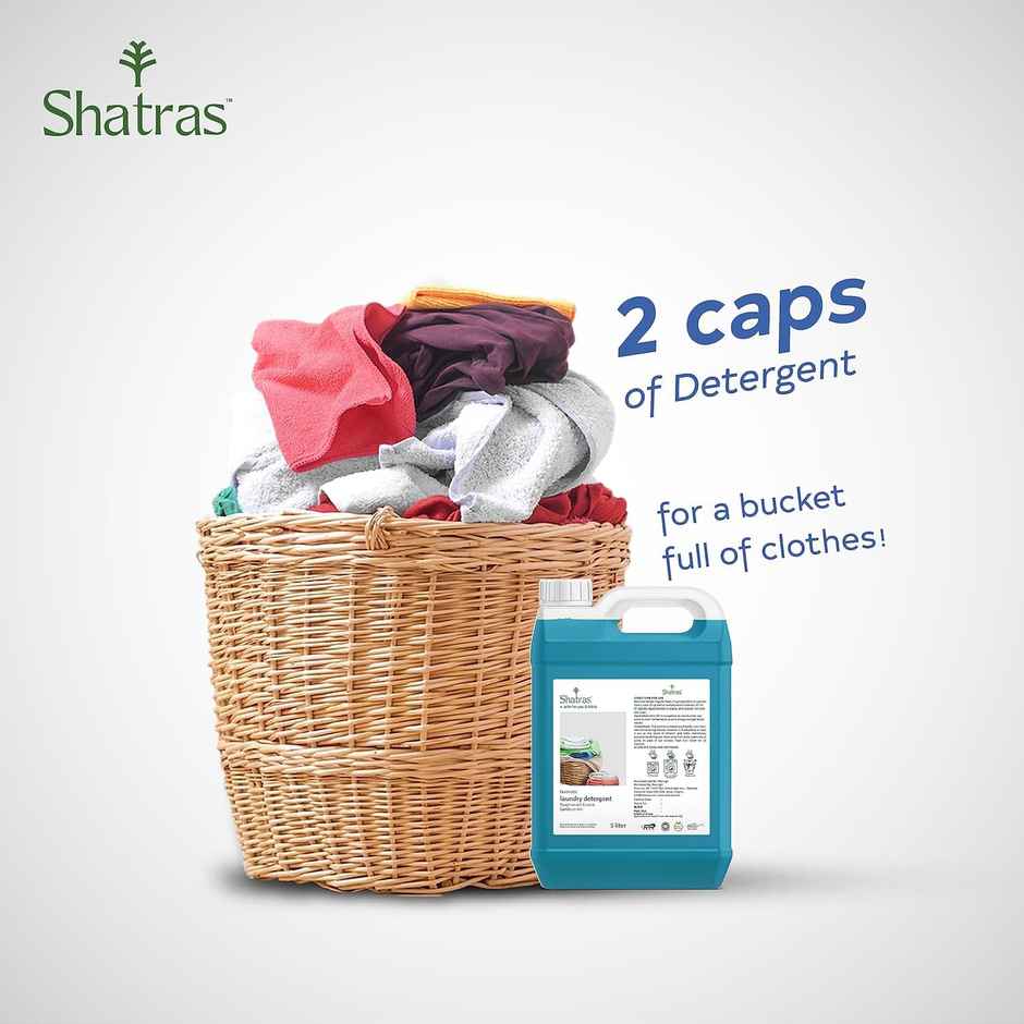 Shatras Liquid Detergent | Laundry Liquid For Fabric Care | Concentrated Laundry Detergent