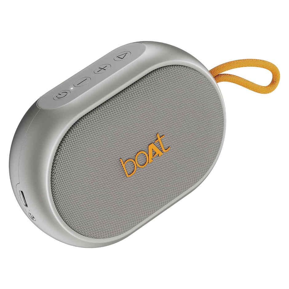 boAt Stone 110 Bluetooth Speaker | 3W | 15 Hours Playtime | Groovy Grey Groovy Grey