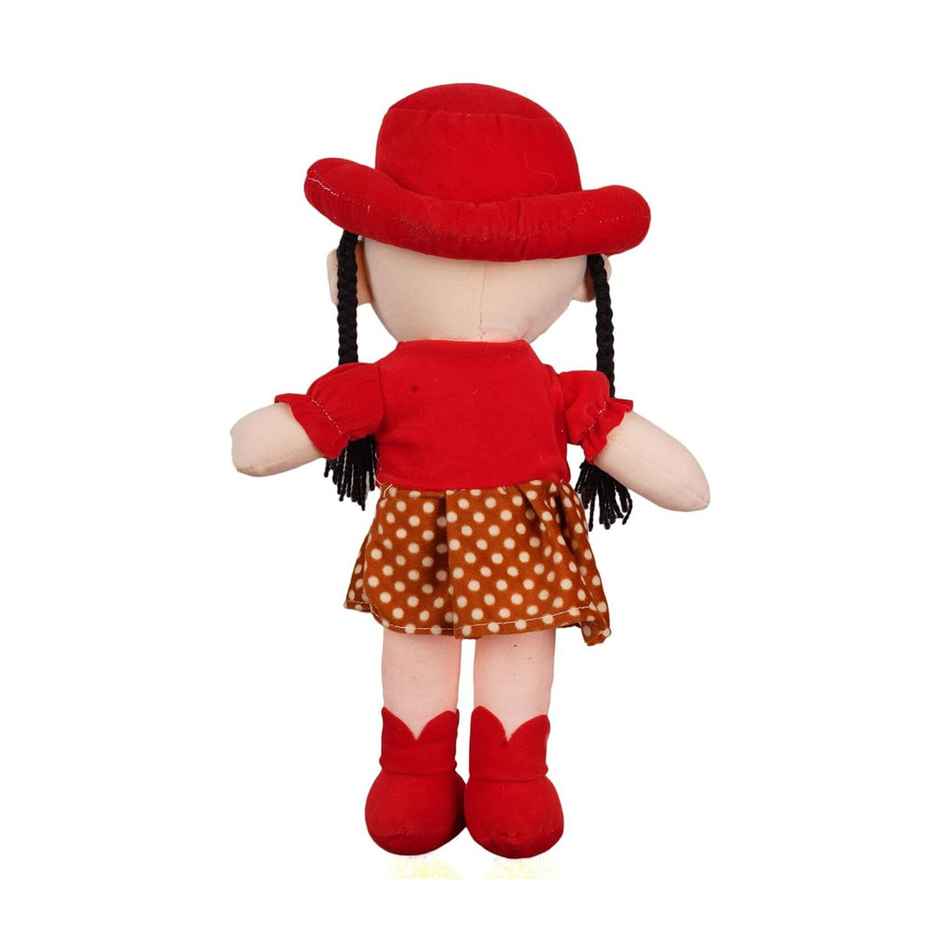 DearJoy Cap Rag Doll | Red | Soft Toy