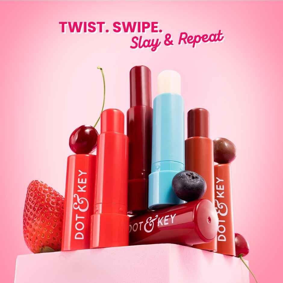 Dot & Key Barrier Repair Hydrating Lip Balm SPF 50 | Strawberry Red