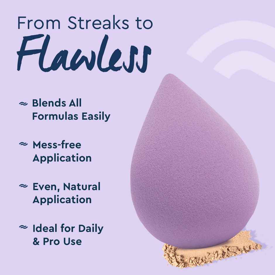 GUBB Beauty Blender Purple Pointed