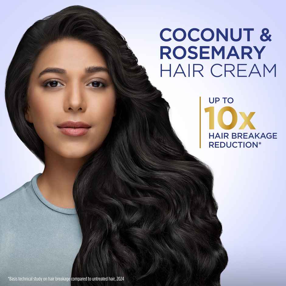 Parachute Advansed Coconut & Rosemary Hair Cream |Anti  Hair Fall |10X Hair Breakage Reduction
