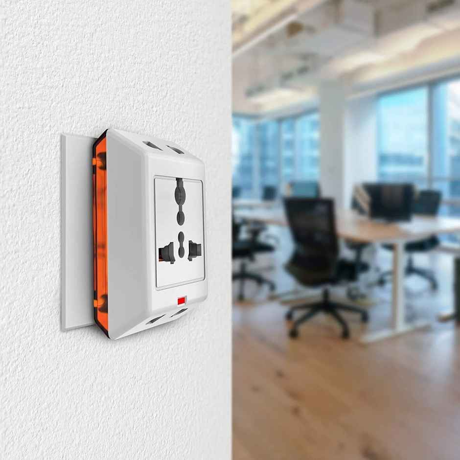 Wipro 3 Way Multiplug Adaptor with 1 Universal Socket