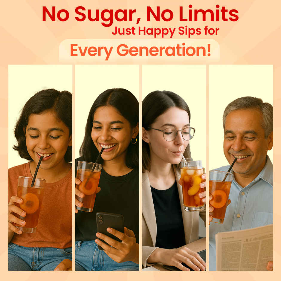 Guppy Moms Sugar Free Peach Iced Tea