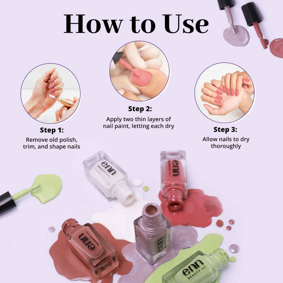 ENN Beauty Color N Care Nail Paint Kit | Fun & Creative