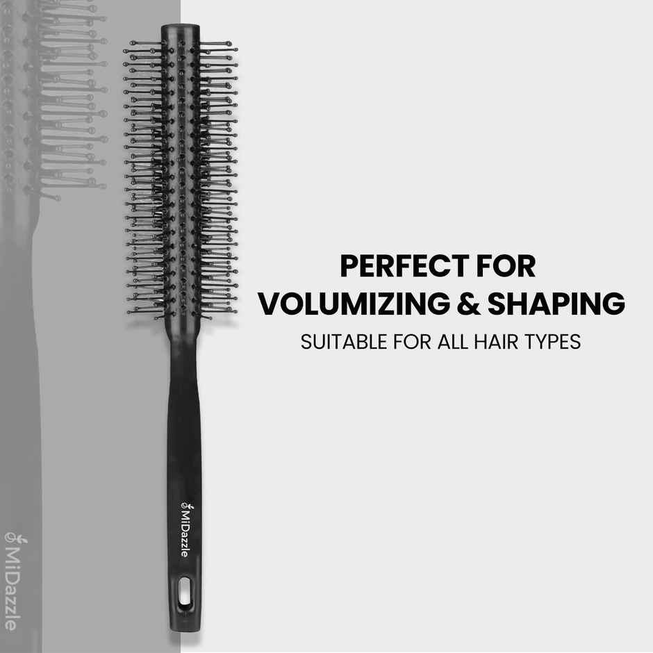 Midazzle Premium Round Best Hair Brush for All Hair Types | Assorted
