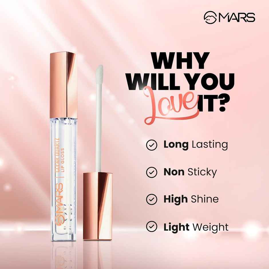 MARS Cosmetics Clear Quartz Lip Gloss | Non Tinted