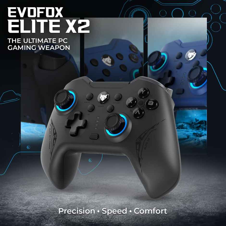 Evofox Elite X2 Wireless Gamepad for PC | Grey