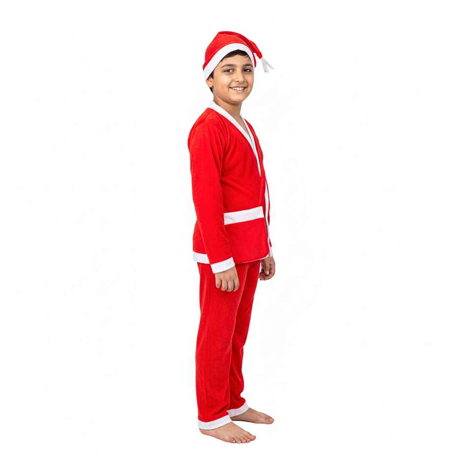 Santa Claus Kids Dress | 10-13 yrs | Comfortable Wear | Mad Over Print