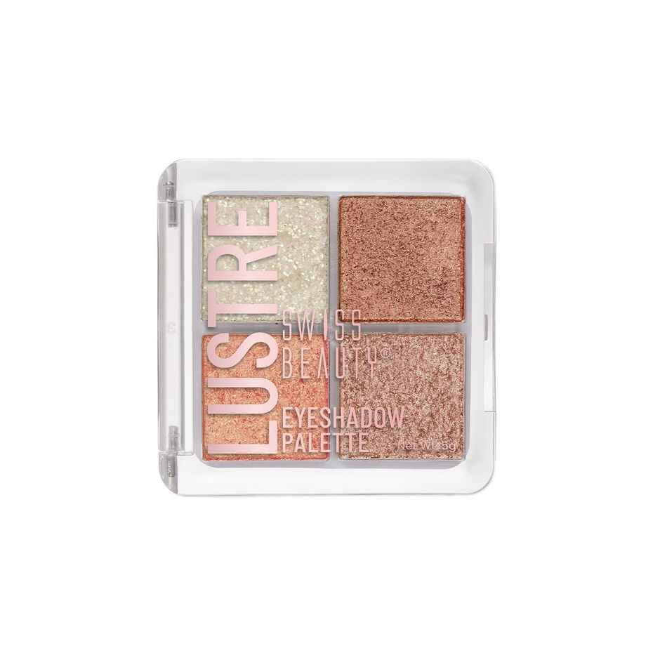 Swiss Beauty Lustre Eyeshadow Palette - 4 Shimmer N Shine