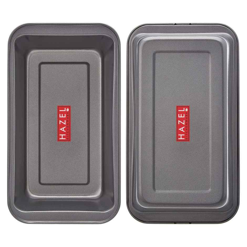 Hazel Aluminium Bread Mould For Baking, 26X13X6 Cm, Microwave & Oven Safe