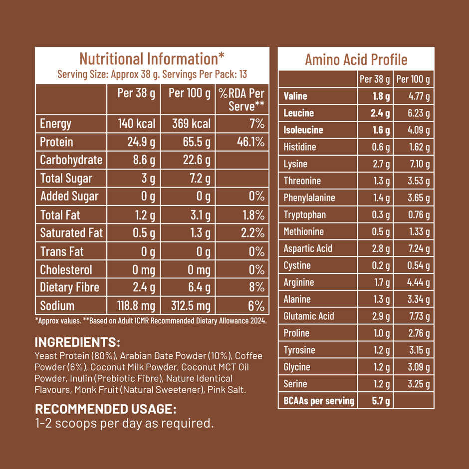 Mille Coffee Hazelnut Plant Protein