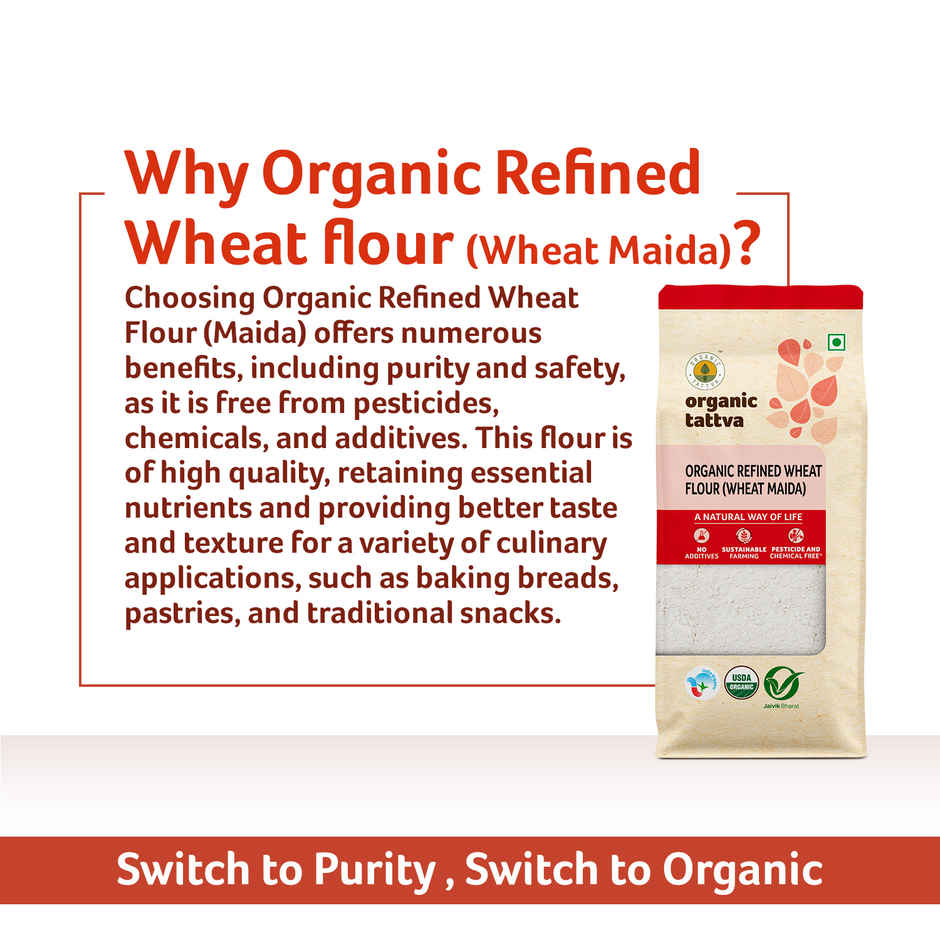 Organic Tattva Wheat Maida Combo