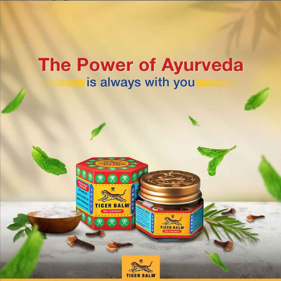 Tiger Balm Red Ointment For Effective Relief | Ayurvedic Pain Relief Balm
