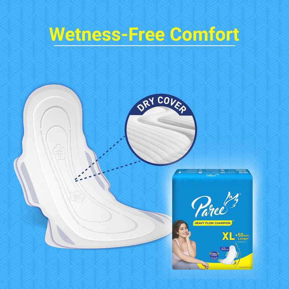 Paree Dry Feel Sanitary Pads | XL | 40 pcs