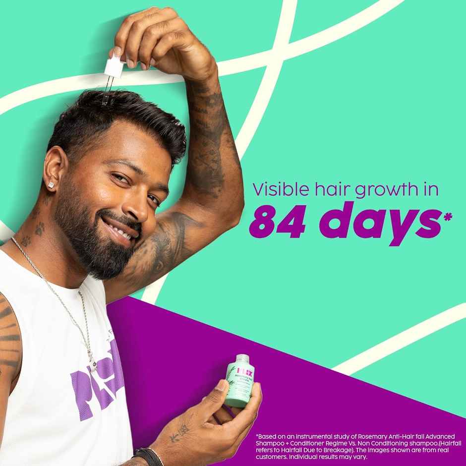 Plix The Plant Fix Rosemary Advanced Hair Growth Serum, Reduces Hair Fall & Promotes Hair Growth