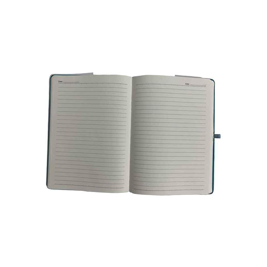 ABK A5 Pu Diary Ruled - 80 Gsm 192 Pages - Blue