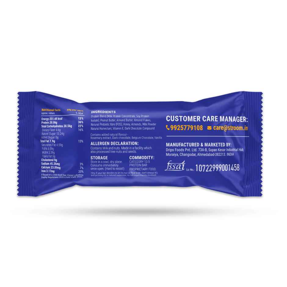 Stroom Choco Almond Bliss 20g Protein Bars