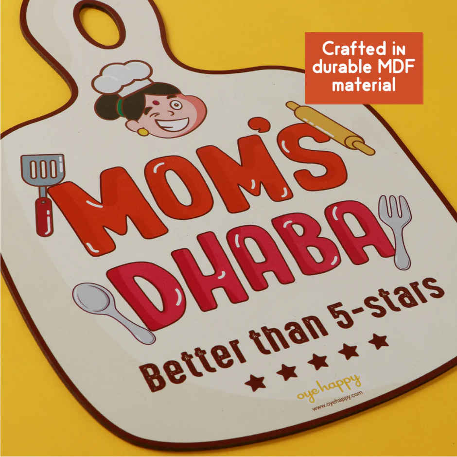 Oye Happy Mom'S Dhaba Wall Hanging