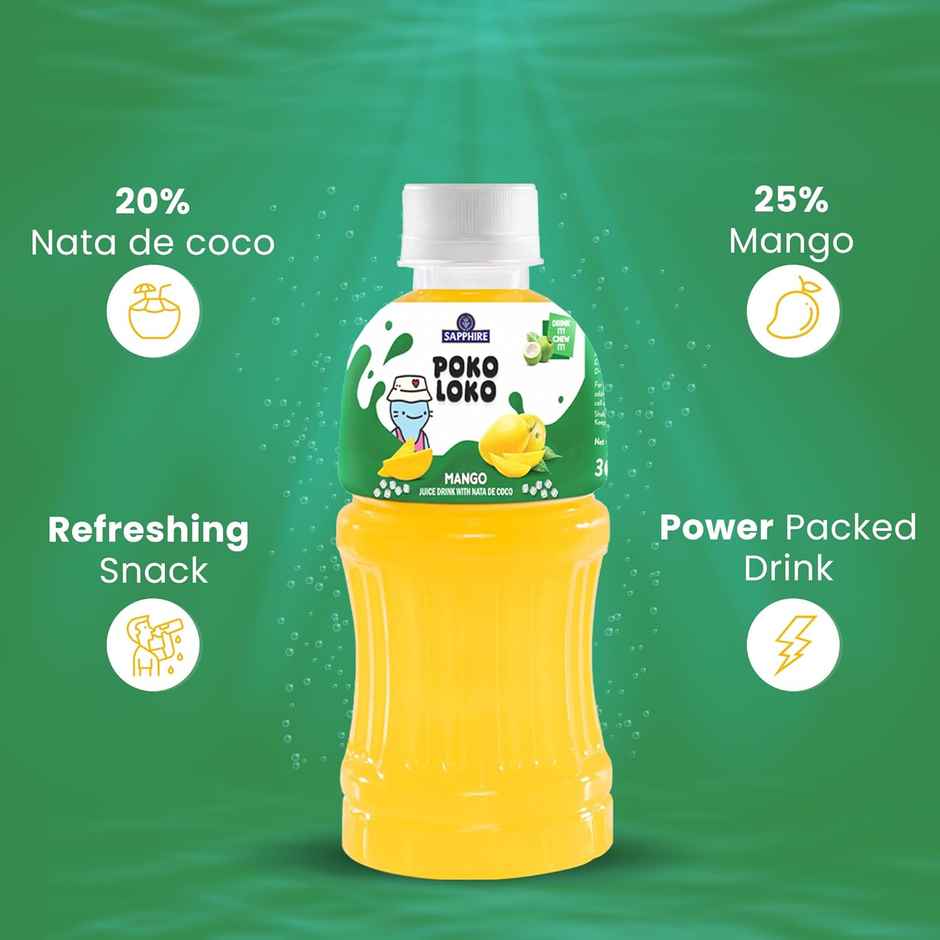 Sapphire Poko Loko Mango Nata Drink