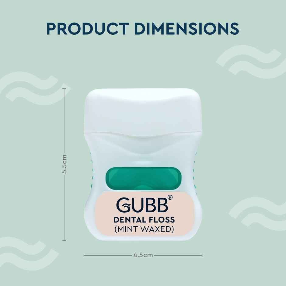 GUBB 50M Mint Waxed Dental Floss