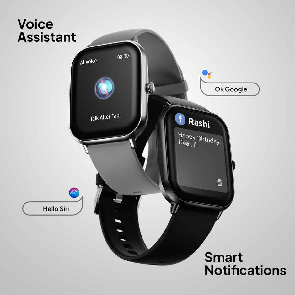 Fire-Boltt Ninja Call Pro Max Smartwatch | 2.01" Display | BT Calling - Black