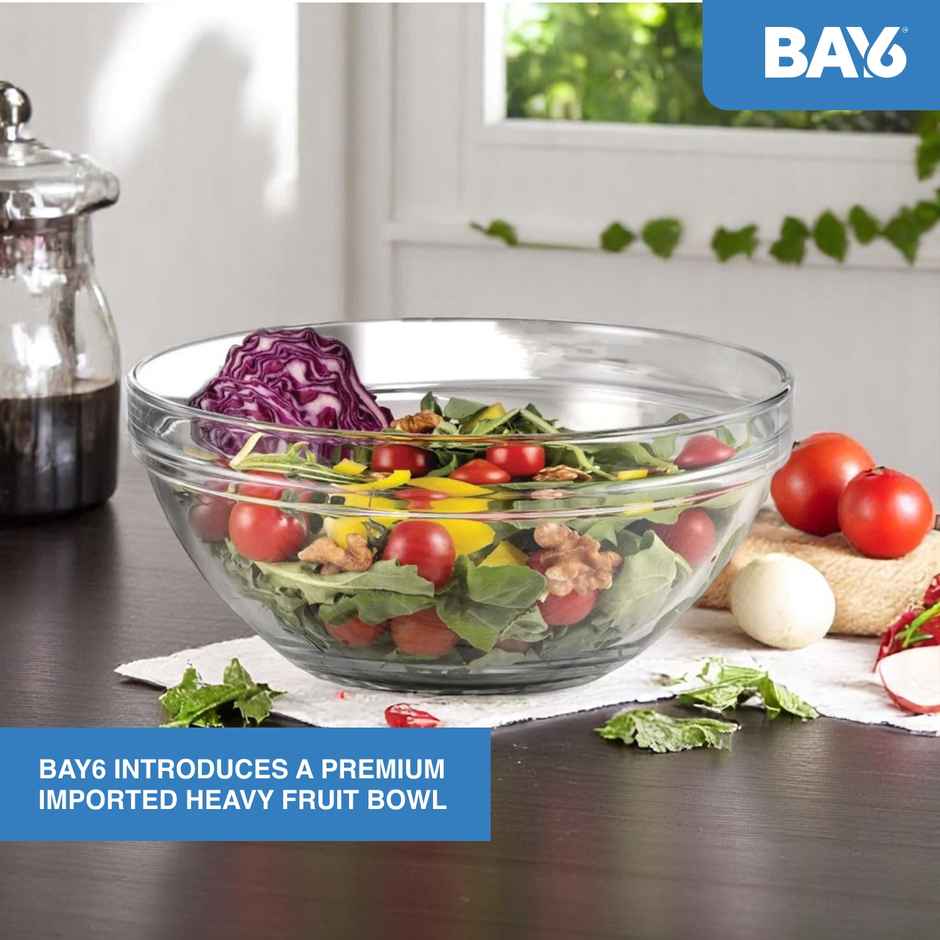 BAY6 Imported Heavy Fruit Bowl - 4000 ml