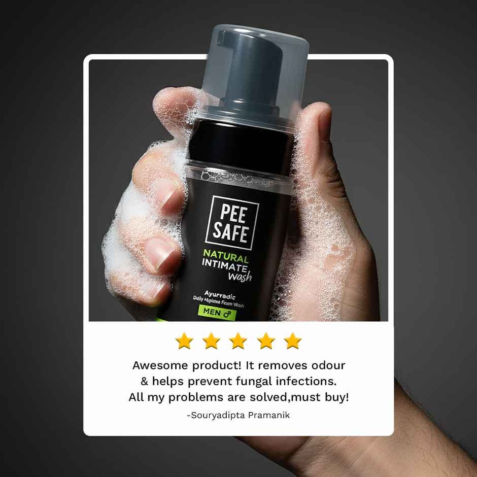 Pee Safe Natural Intimate Wash for Men | Dermatologically Tested