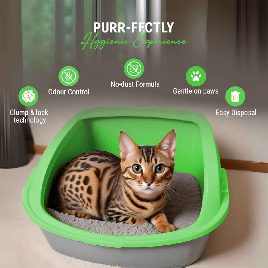 Petoska Bentonite Cat Litter | Green Apple Fragrance