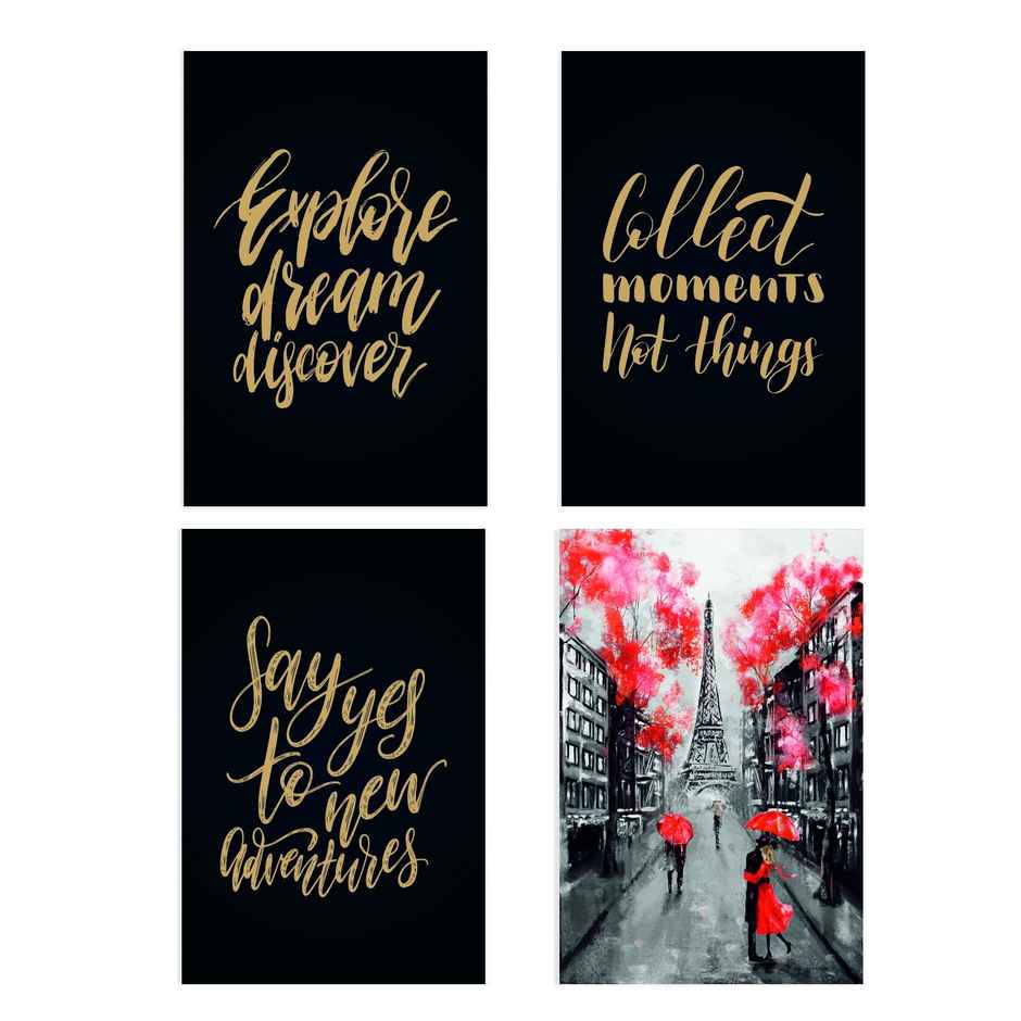 Paper Plane Design Travel Theme Wall Posters | Set of 10 | (12 Inch x 18 Inch) D6