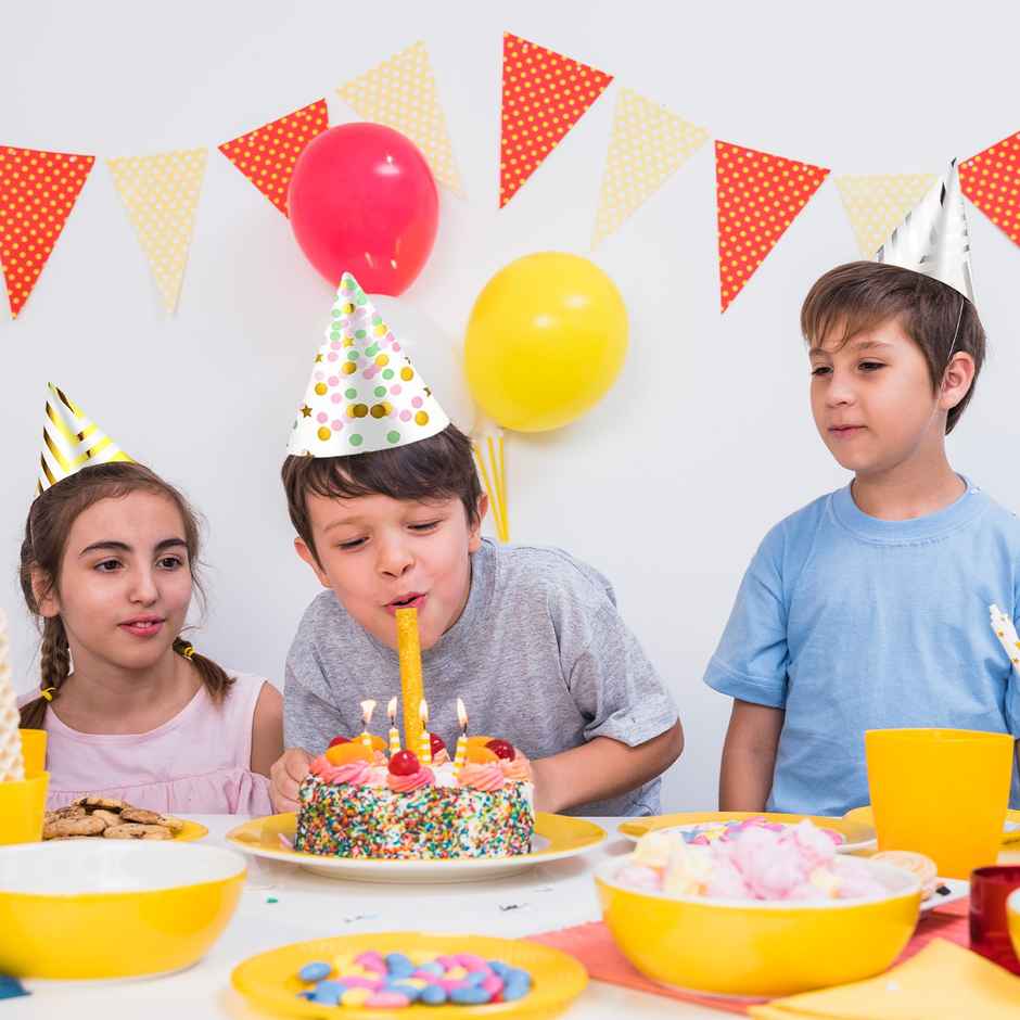 Stylish Birthday Caps | Set Of 10 | Party Propz